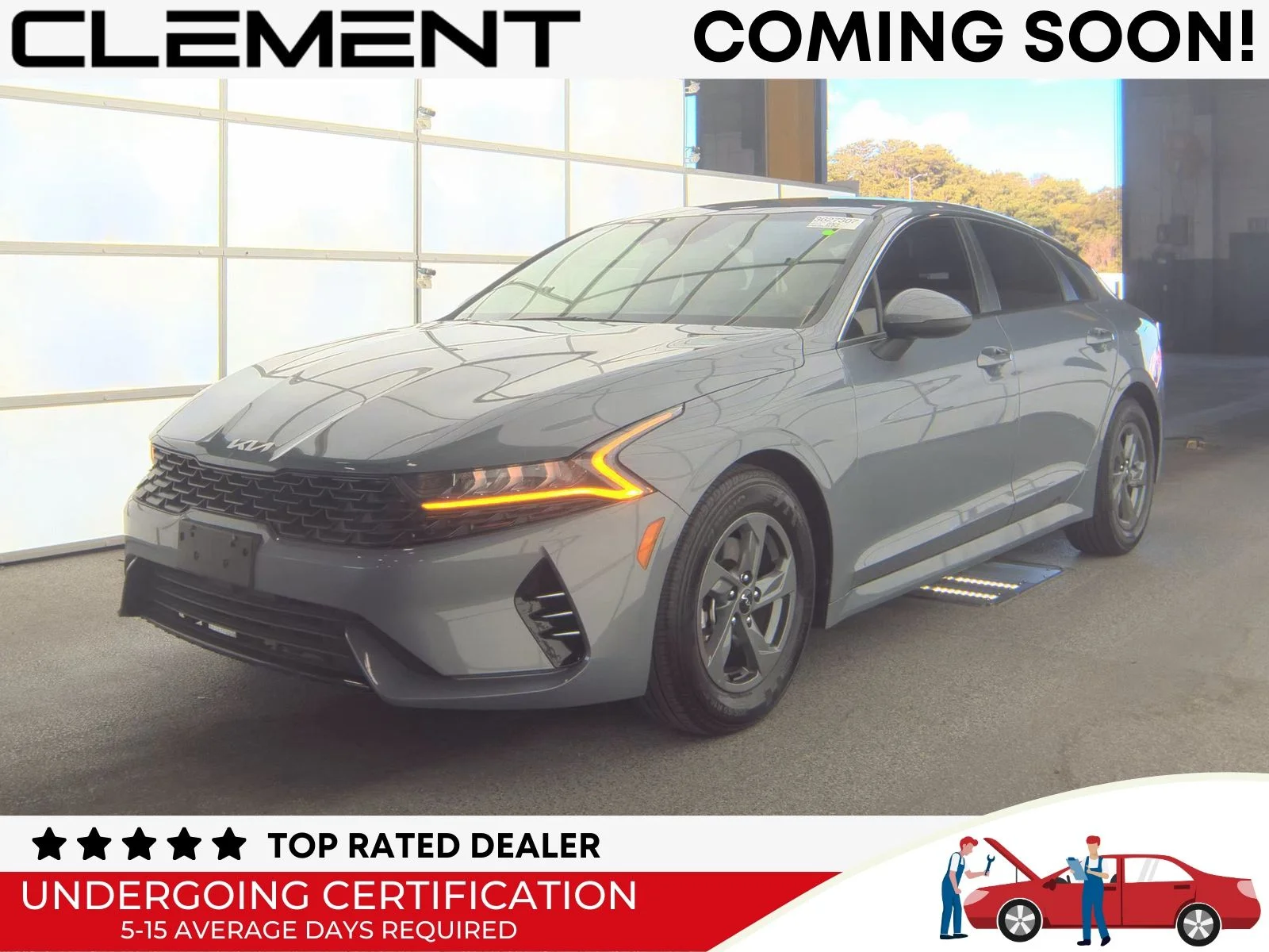 Used 2022 Silver Kia LX image 1
