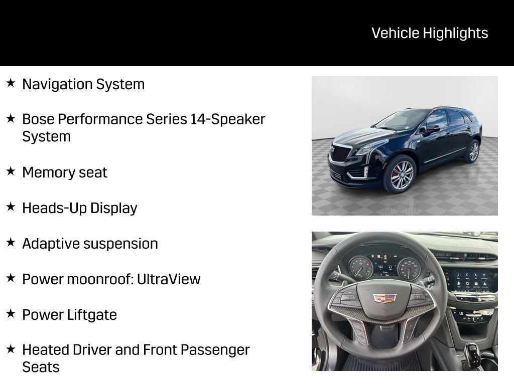 New 2026 Stellar Black Metallic Cadillac Sport image 7