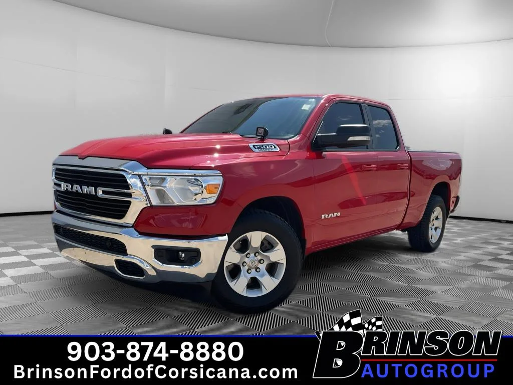 Used 2021 Flame Red Clearcoat Ram Big Horn image 1