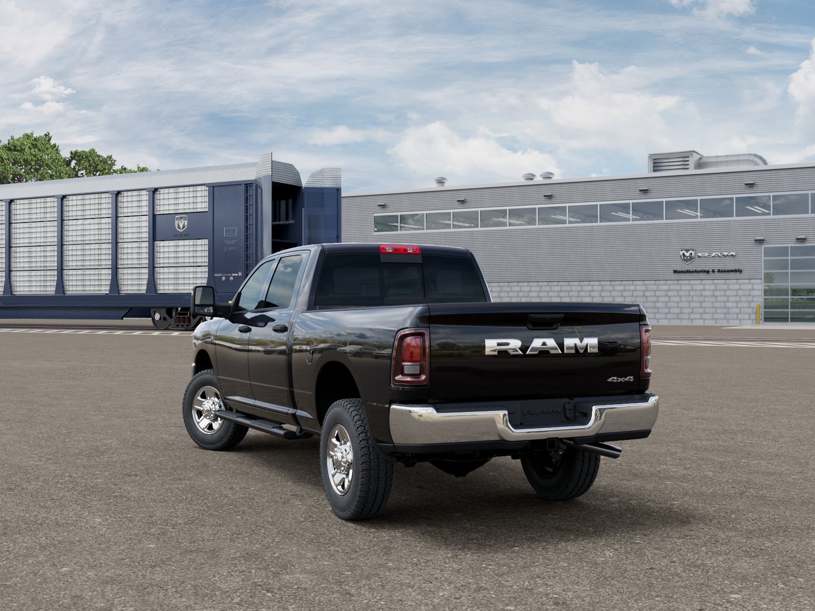 New 2027 Diamond Black Crystal Pearlcoat RAM TRADESMAN image 3
