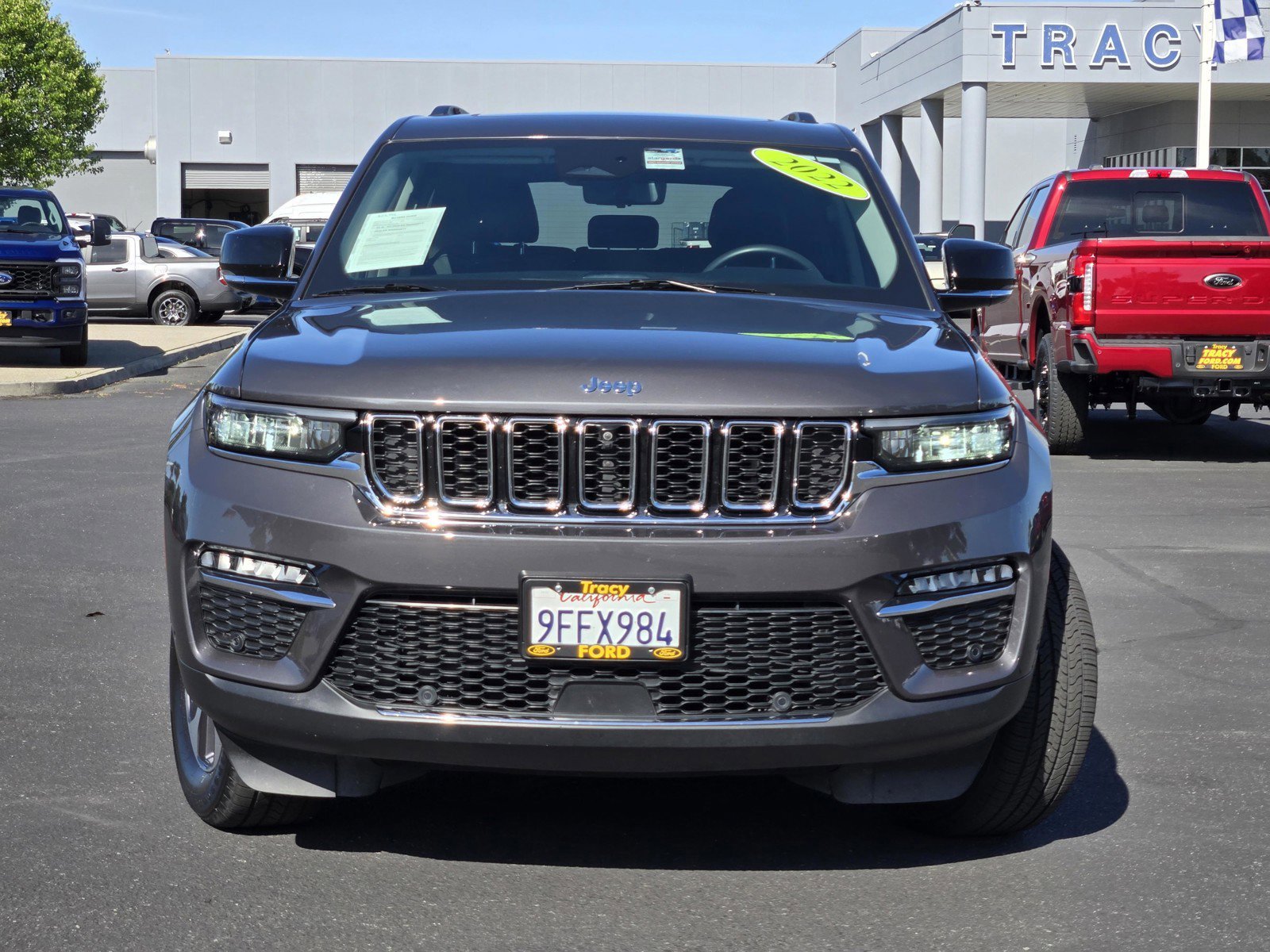 Certified 2022 Jeep Grand Cherokee 4xe with VIN 1C4RJYB66N8707021 for sale in Tracy, CA