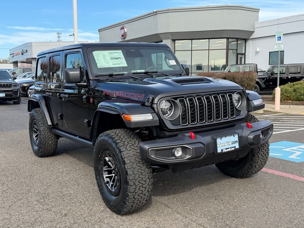 New 2026 Black Clear-Coat Exterior Paint Jeep Rubicon image 2