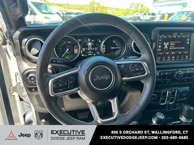 Used 2023 White Jeep Sahara 4xe image 11