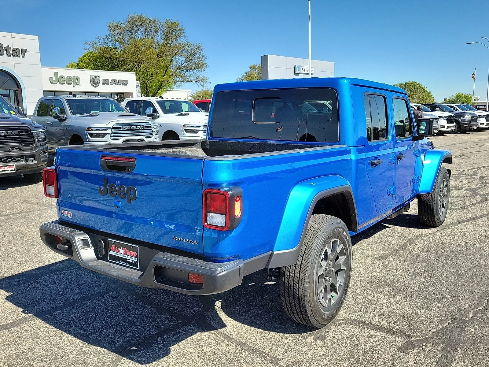 New 2026 Hydro Blue Pearlcoat Jeep SAHARA 4X4 image 4