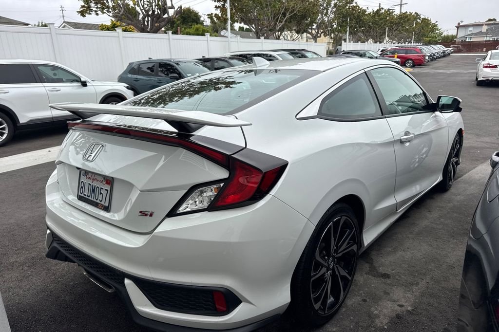 Certified Used 2019 White Orchid Pearl Honda Si image 5