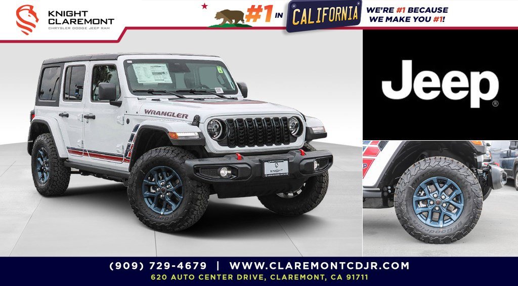 New 2026 Bright White Clearcoat Jeep America 250 Edition image 1