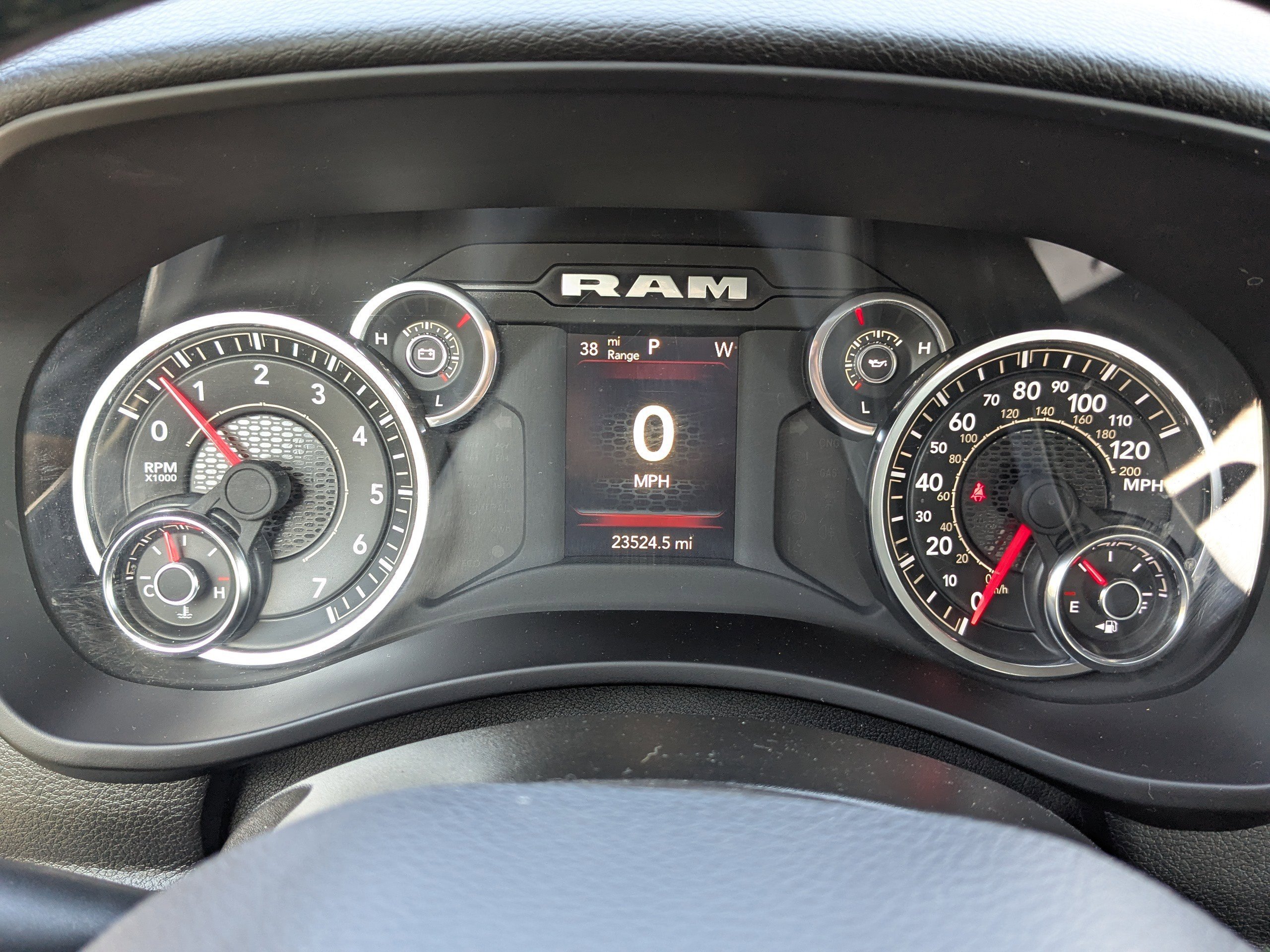 Used 2024 Flame Red Clearcoat Ram Big Horn image 32