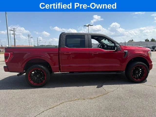 Used 2022 Red Ford XLT image 2