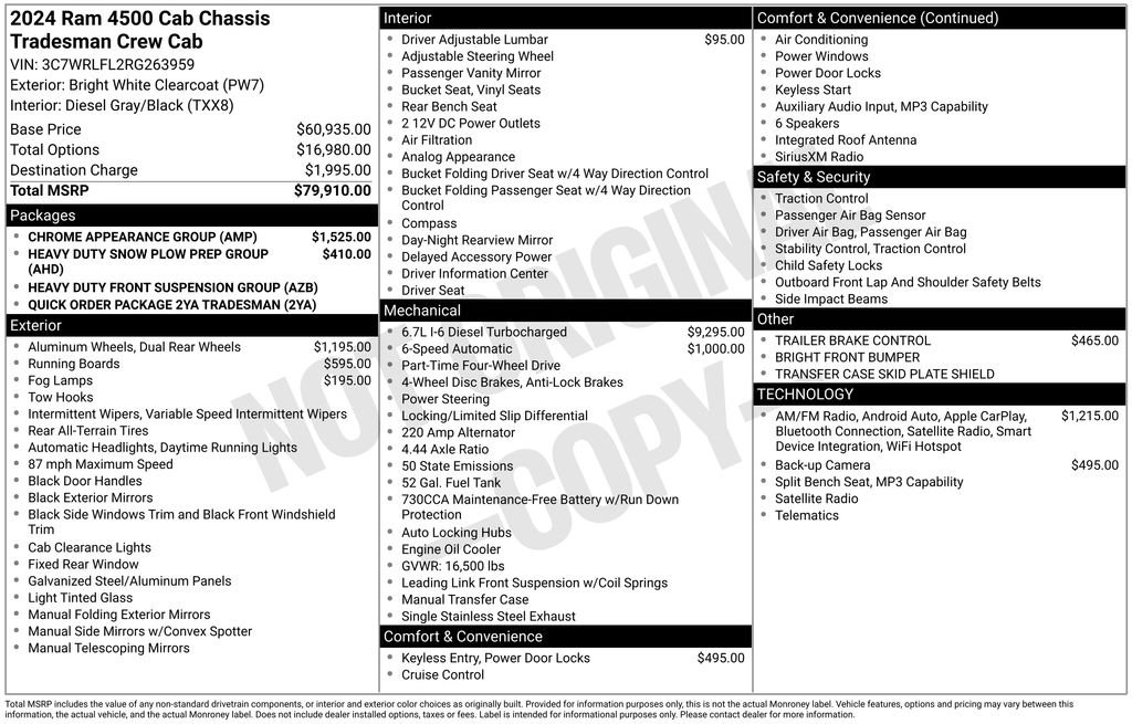 Used 2024 White Ram Tradesman image 19