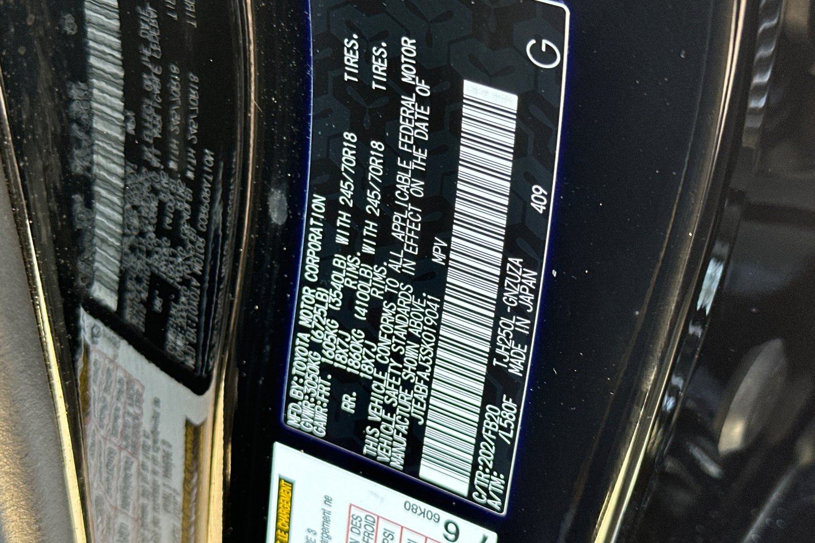 Used 2025 Black Toyota 1958 image 28