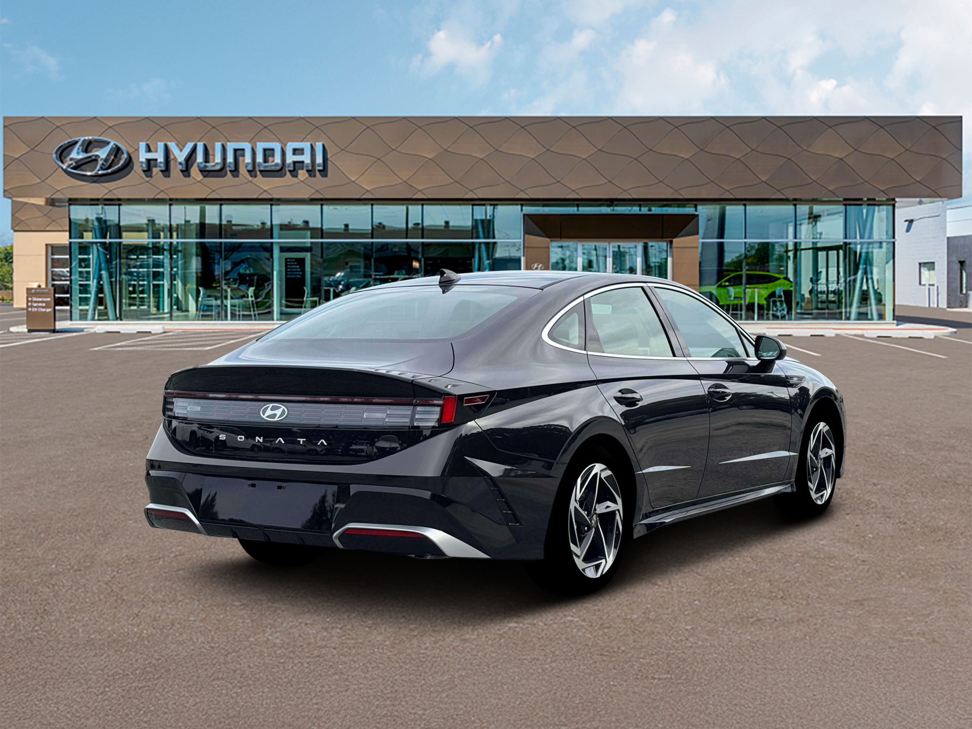 New 2026 Blue Hyundai SEL Sport image 8