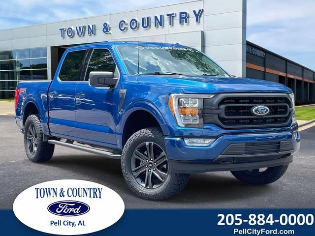 Used 2022 Atlas Blue Metallic Ford XLT image 1