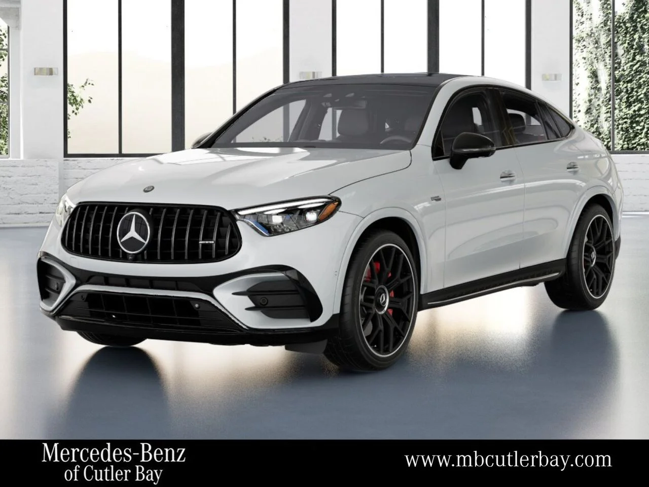 New 2027 MANUFAKTUR Moonlight White Metallic Mercedes-Benz AMG® GLC 53 4MATIC+ Coupe image 1