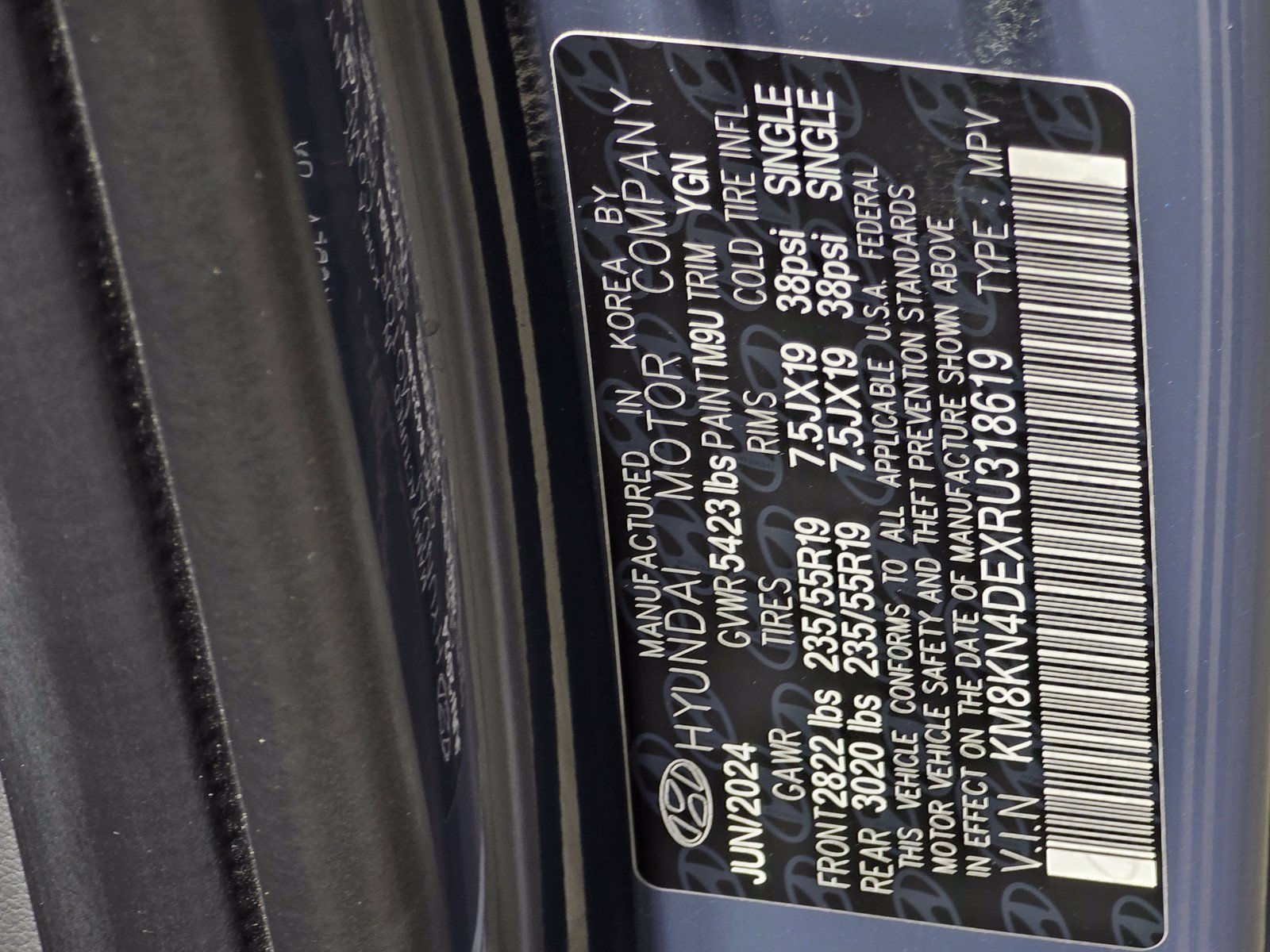Used 2024 Digital Teal Hyundai SEL image 36