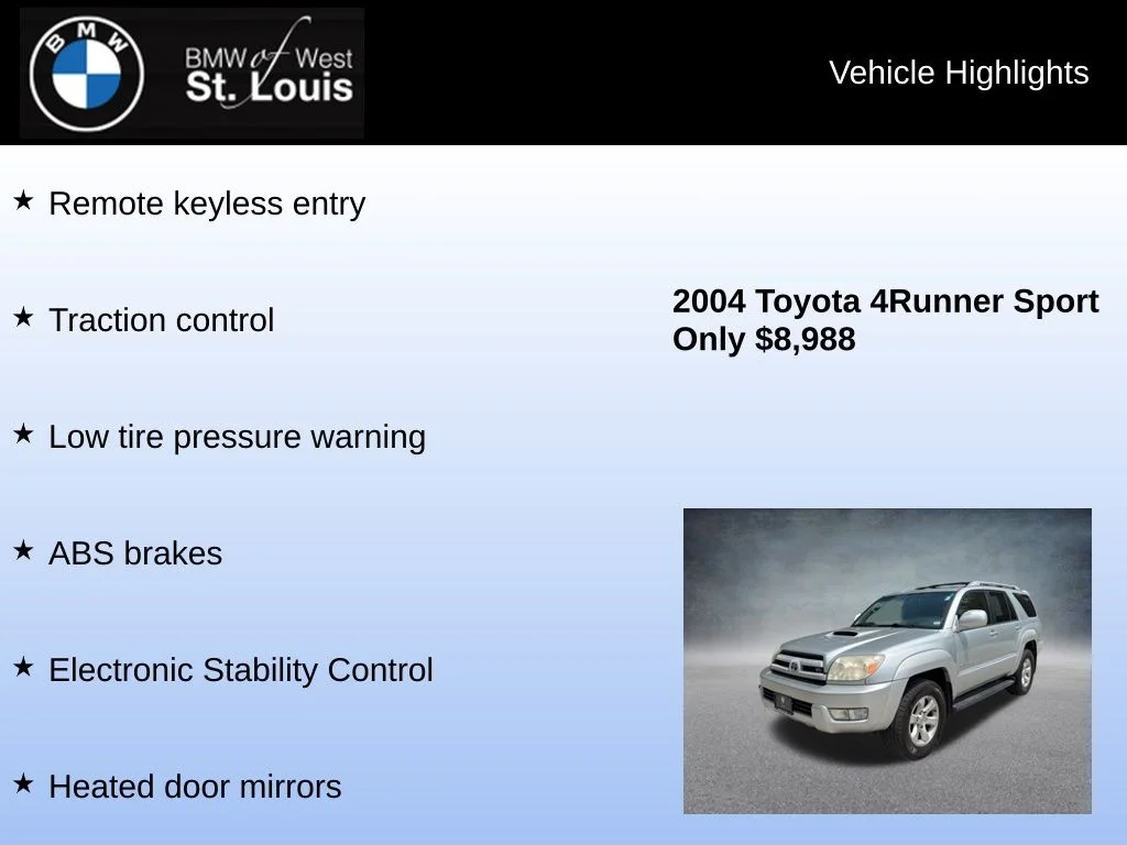 Used 2004  Toyota SR5 Sport image 7