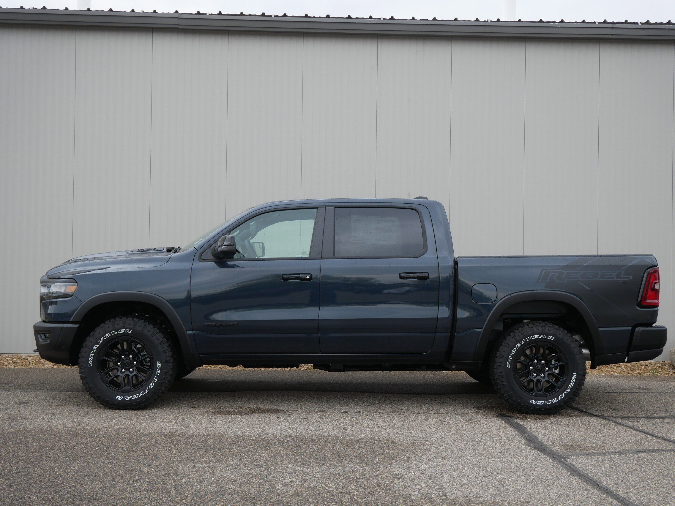 New 2026 Forged Blue Metallic Exterior Paint RAM Rebel image 2