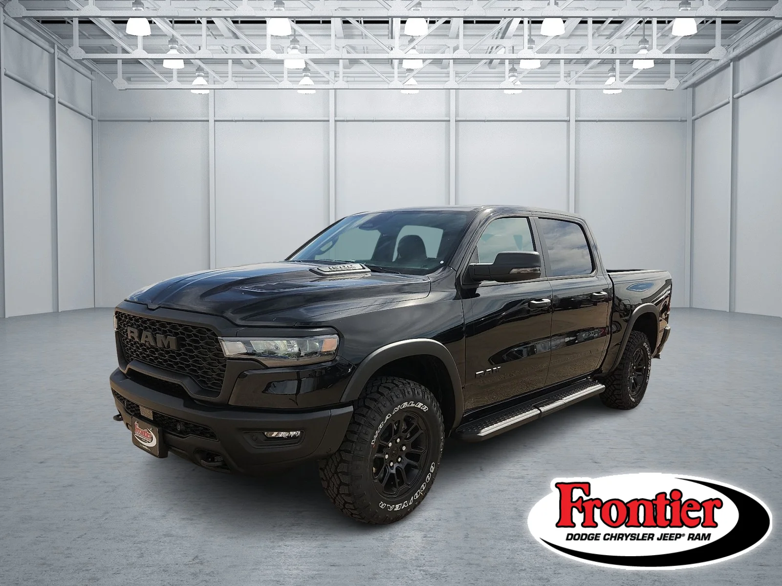 New 2027 Diamond Black Crystal Pearl-Coat  Paint Ram REBEL CREW CAB 4X4 5