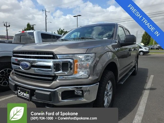 Used 2018 Stone Gray Ford XLT image 1