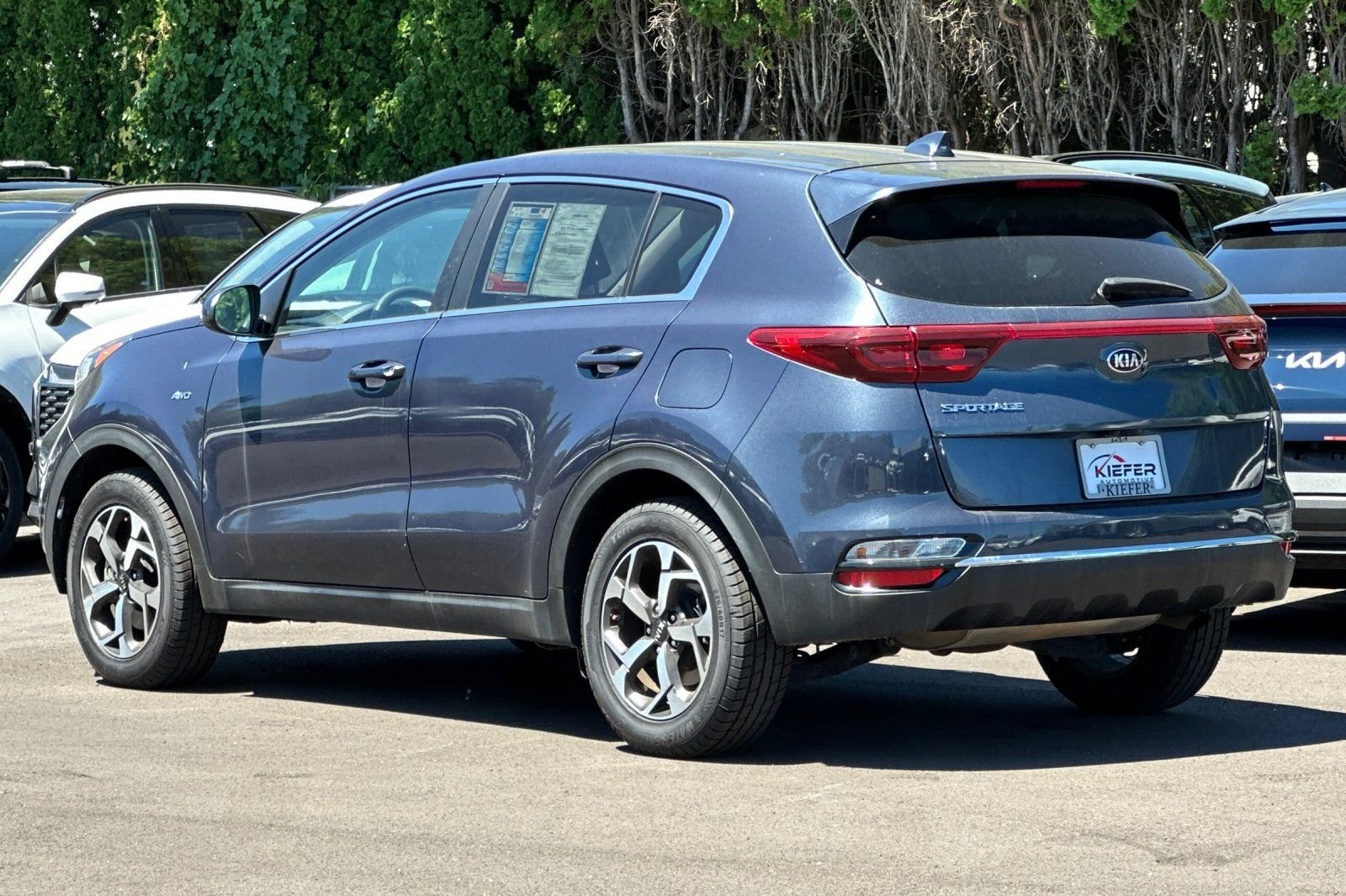 Used 2022 Blue Kia LX image 6