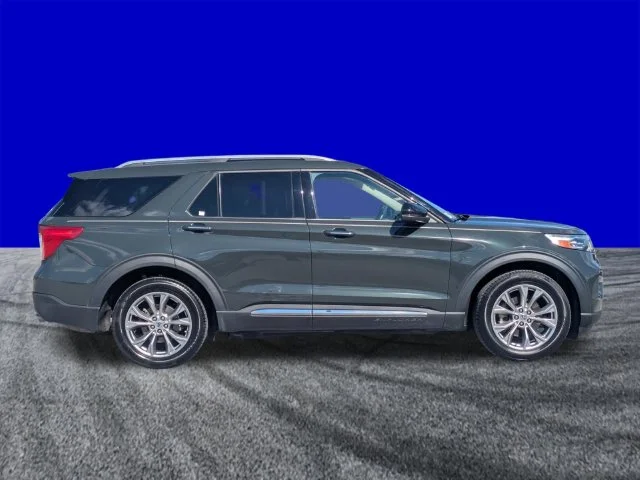 Certified Used 2023 Green Metallic Ford Limited image 3