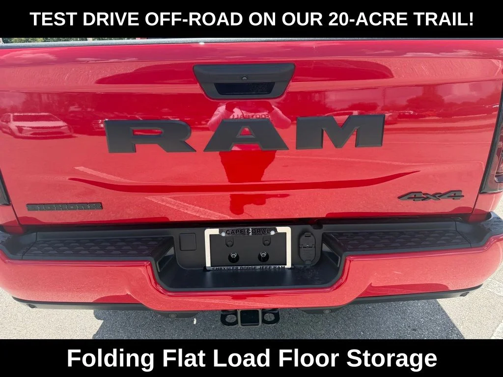 New 2026 Flame Red Clear-Coat Exterior Paint RAM Big Horn image 38