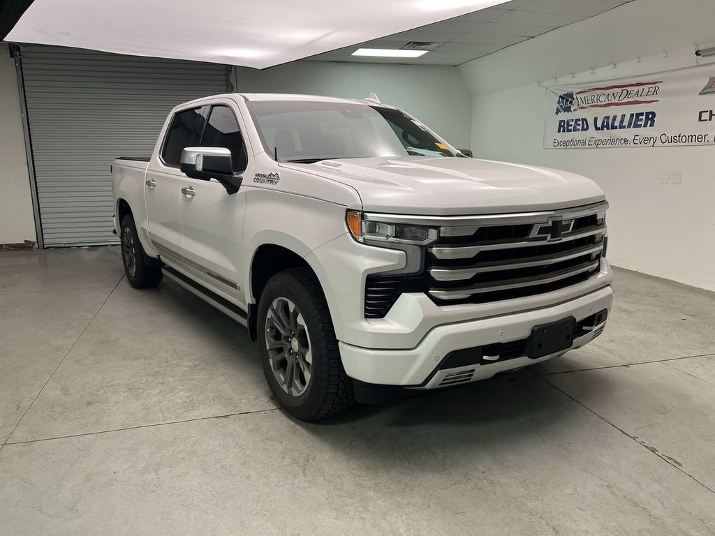 Used 2022 Iridescent Pearl Tricoat Chevrolet High Country image 1