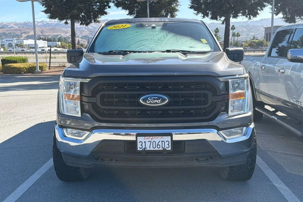 Used 2021 Carbonized Gray Metallic Ford XLT image 3