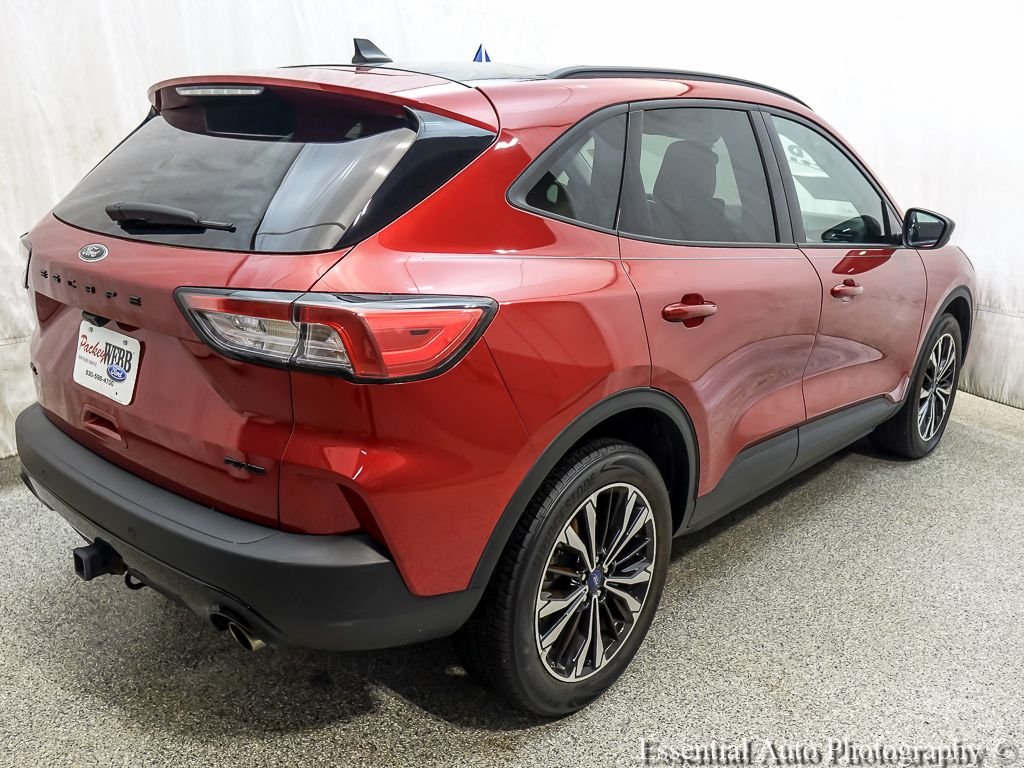 Certified Used 2022 Red Metallic Ford SEL image 9