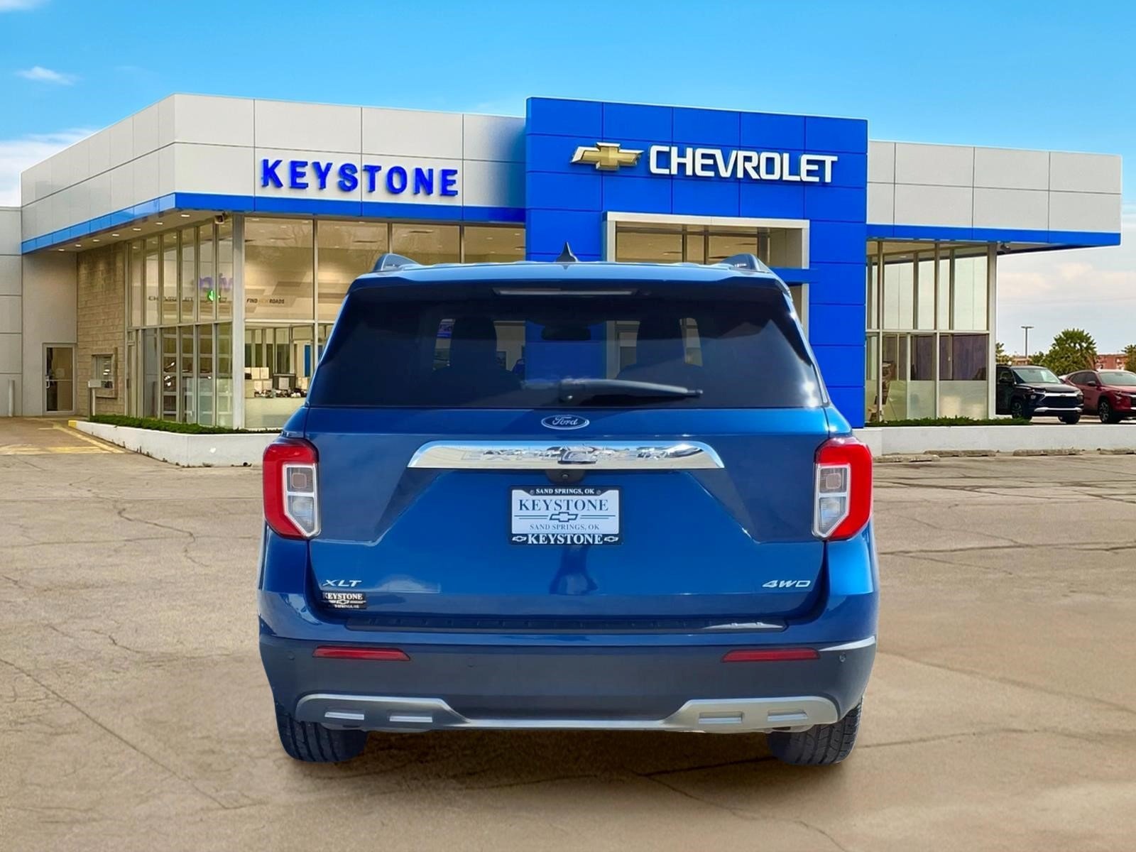 Used 2021 Blue Ford XLT image 6