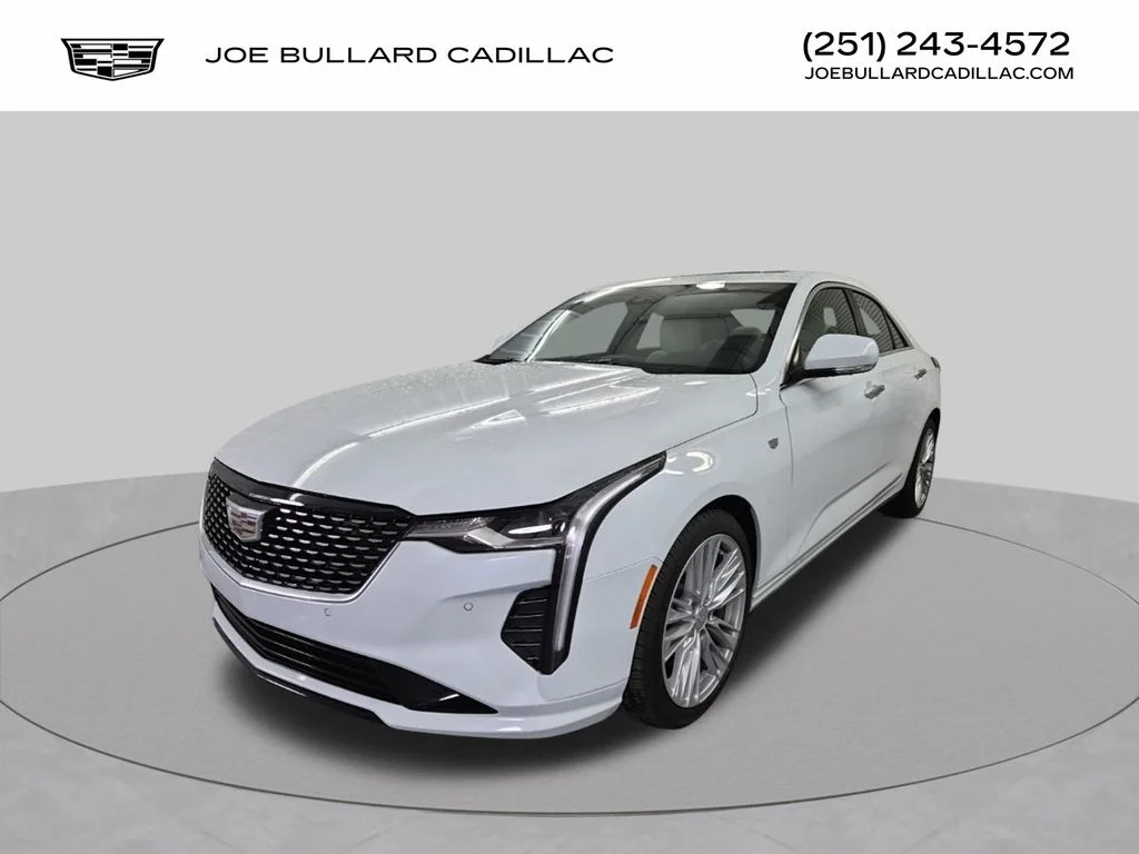 New 2026 Vibrant White Cadillac Premium Luxury image 3