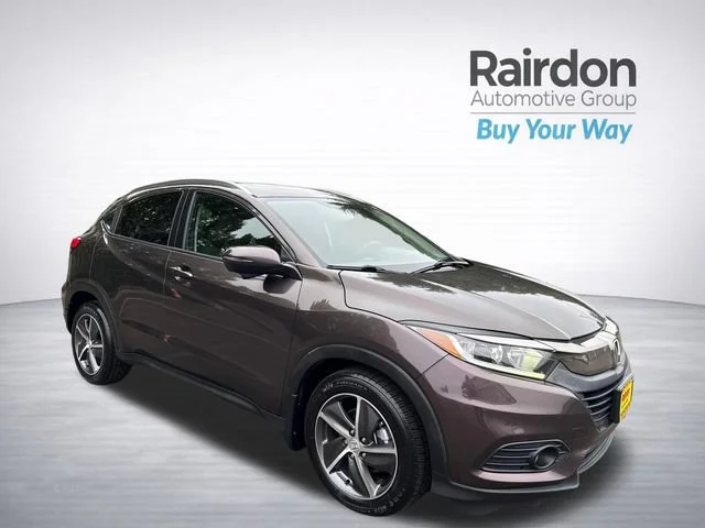 Used 2021 Midnight Amethyst Metallic Honda EX image 1