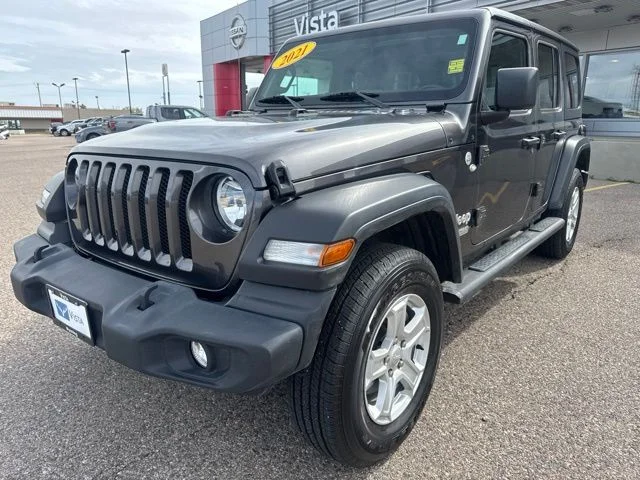 Used 2021 Crystal Metallic Jeep Unlimited Sport S image 7