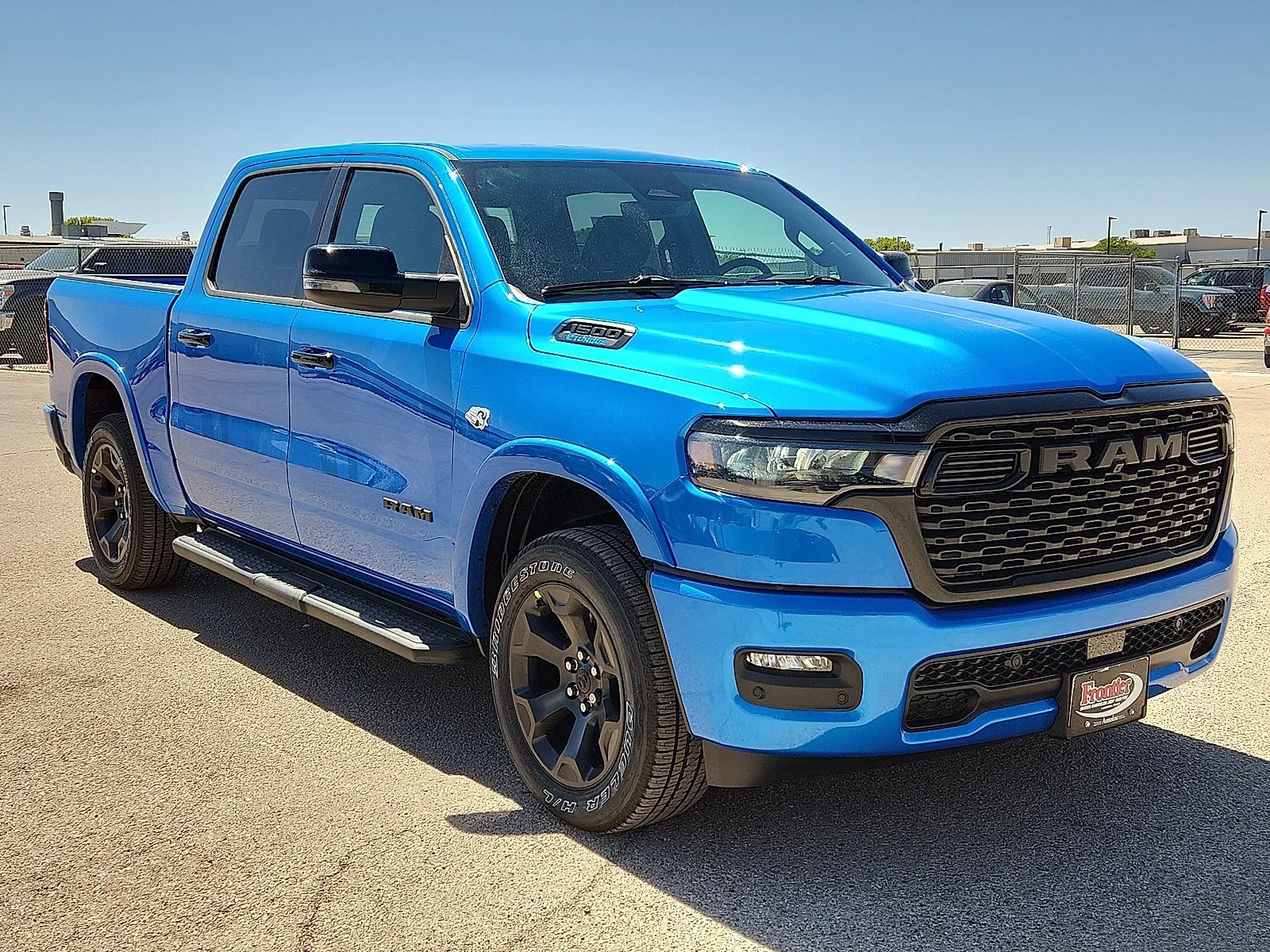 New 2026 Hydro Blue Pearl-Coat  Paint Ram LONE STAR CREW CAB 4X4 5