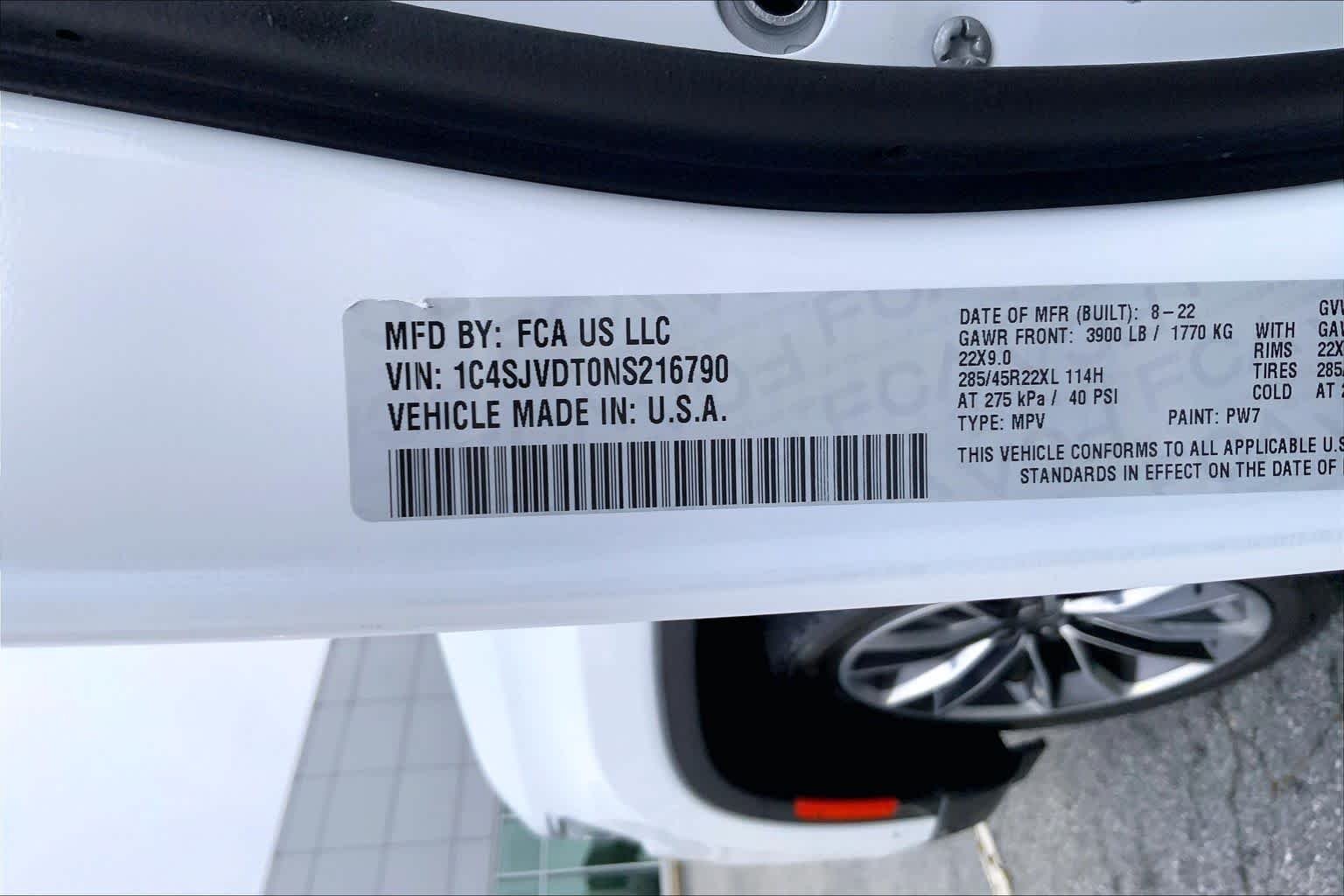 Used 2022 Bright White Clearcoat Jeep Series III image 31