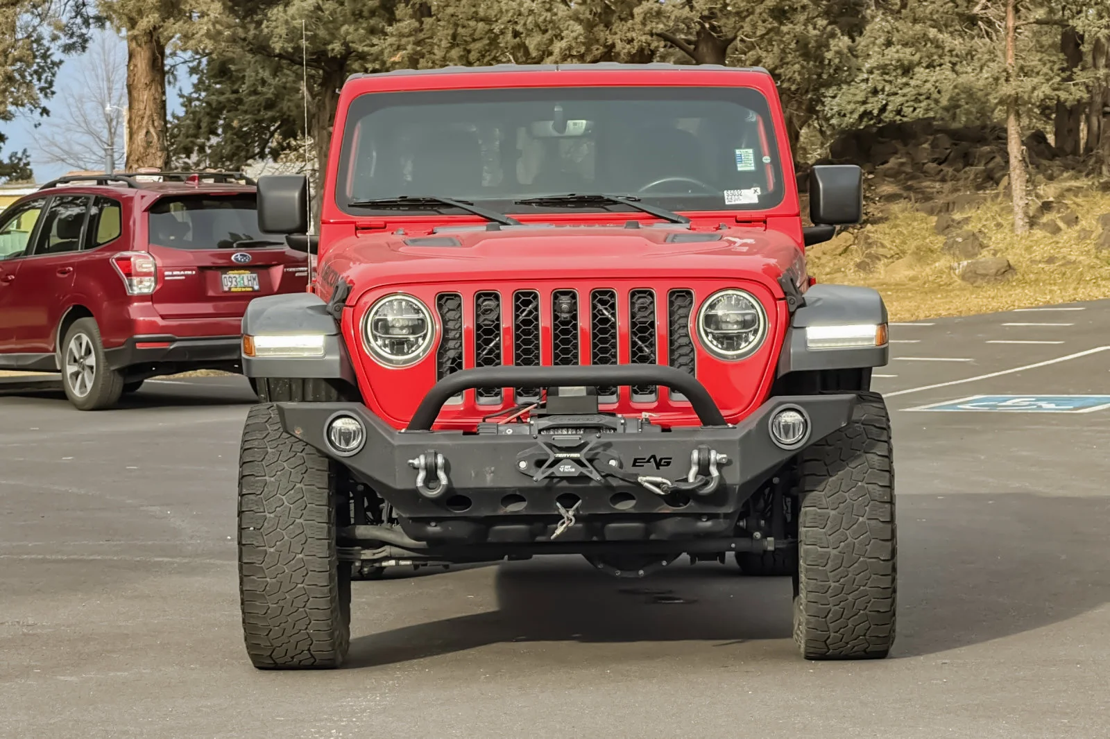 Used 2020 Firecracker Red Clearcoat Jeep Rubicon image 10