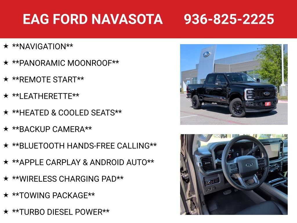 New 2026 Agate Black Metallic Ford F-250® Lariat® image 4