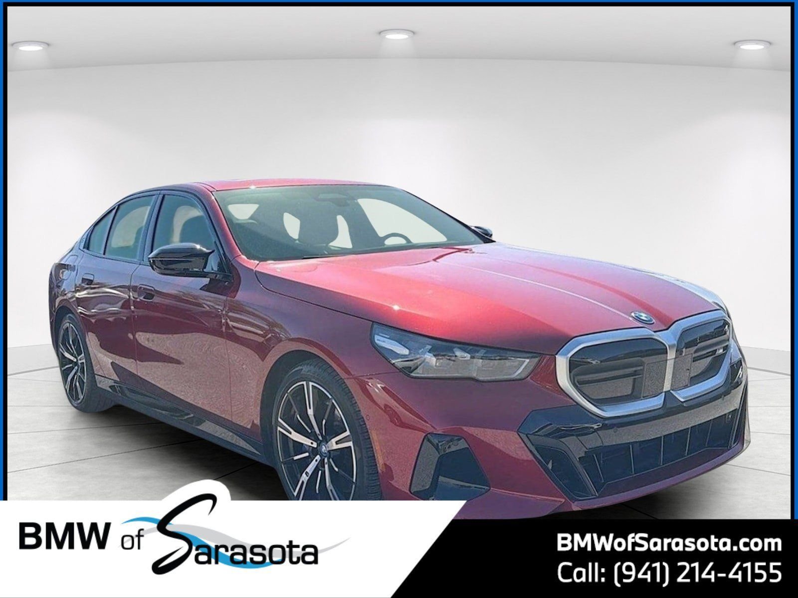 Vegas Red Metallic 2025 BMW i5 M60 AWD Sedan All-Wheel Drive