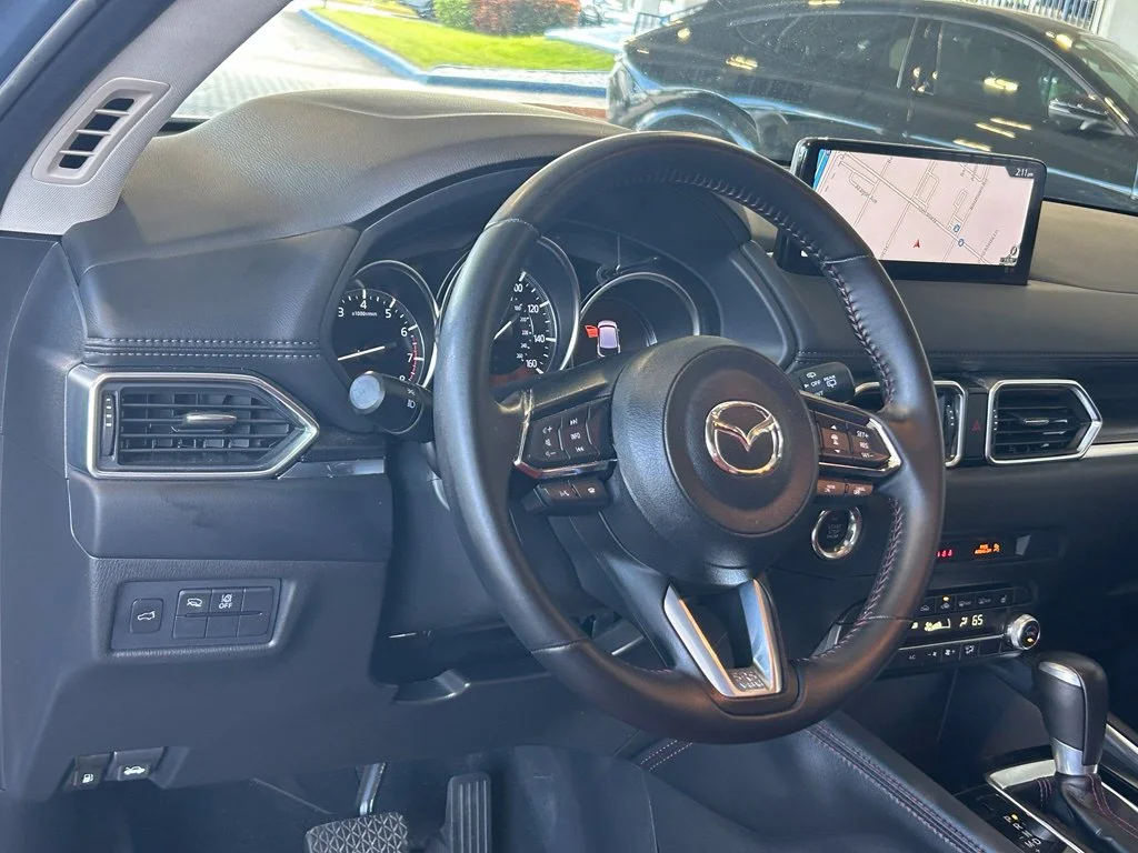 Used 2021 Polymetal Gray Metallic Mazda Carbon Edition image 34
