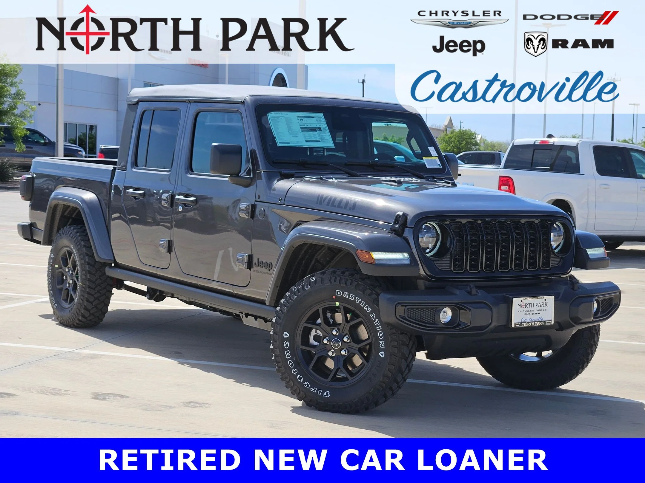 New 2026 Granite Crystal Metallic Clear-Coat Exterior Paint Jeep Willys image 1