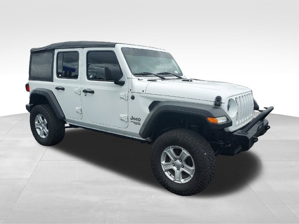 Used 2019 White Jeep Unlimited Sport S image 7