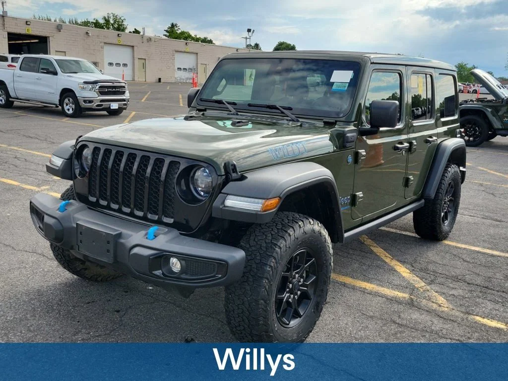 Certified Used 2024 Green Jeep Willys 4xe image 17