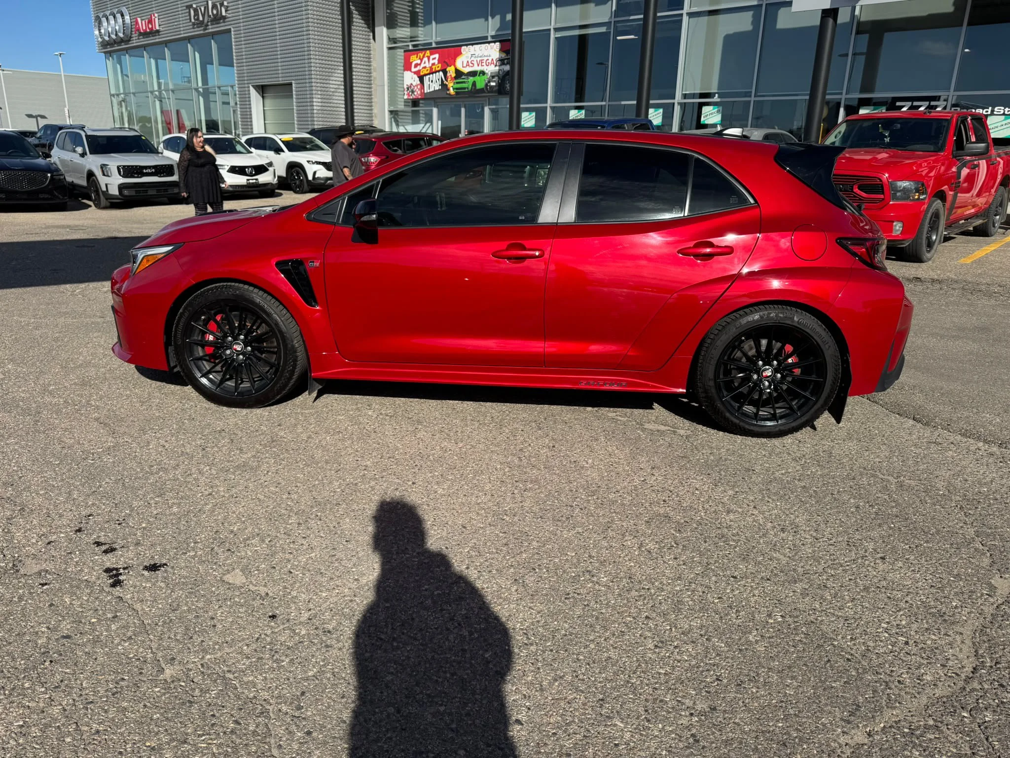 Certified Used 2023 Supersonic Red Toyota Circuit Edition AWD*300HP!! | 1 of 181 | 6spd Manual | Htd Suede Seats | Carbon Roof | Htd Wheel image 10
