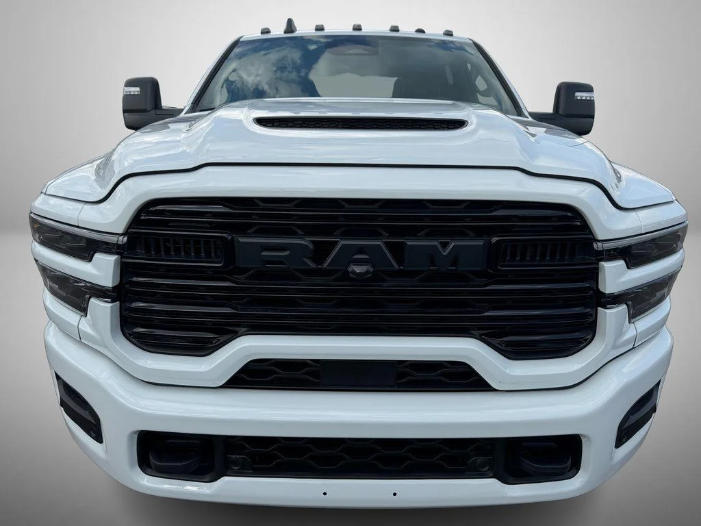 New 2026 Bright White Clear-Coat Exterior Paint RAM Laramie image 9