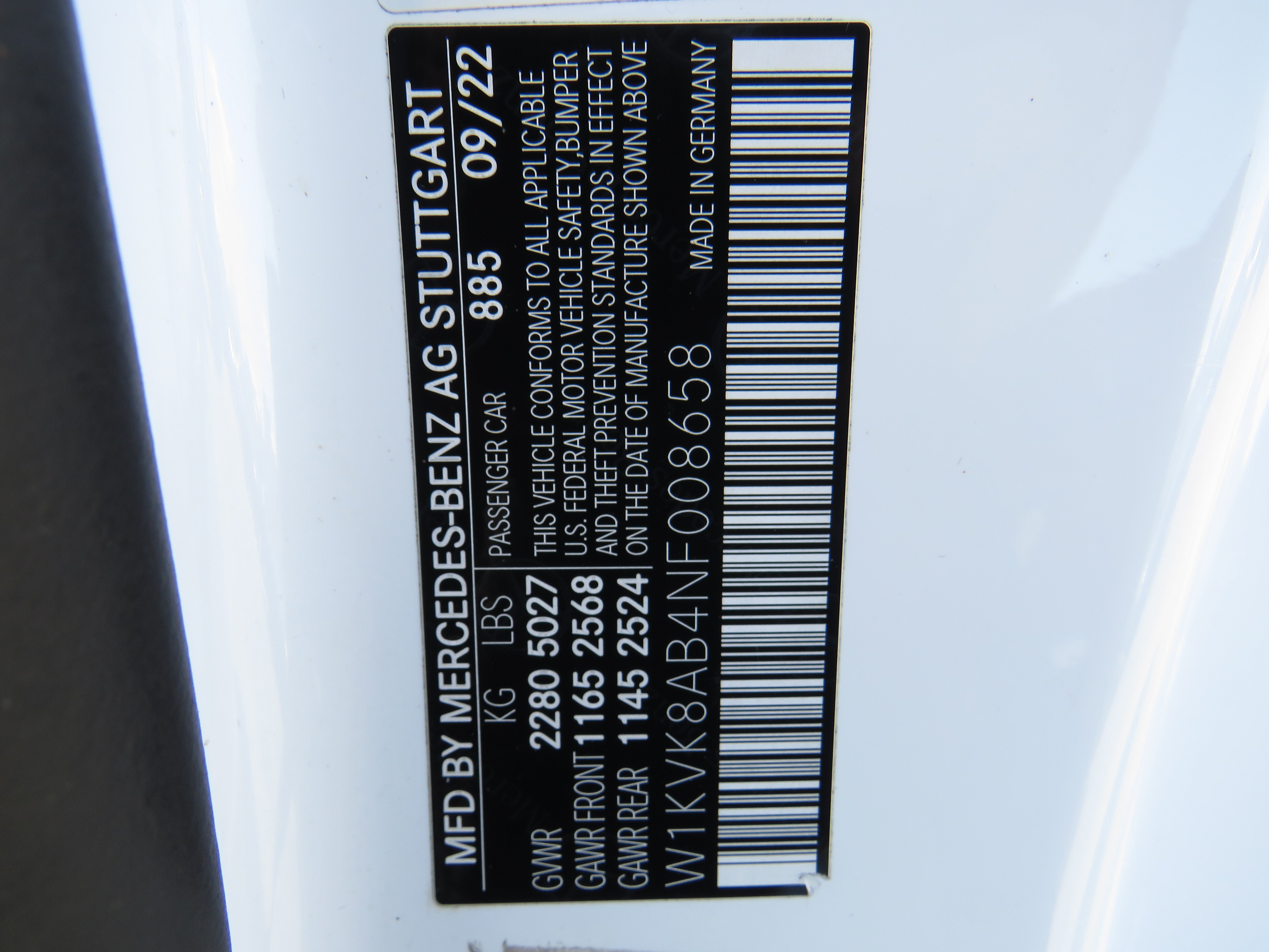 Certified Used 2022 MANUFAKTUR Moonlight White Metallic Mercedes-Benz AMG® SL 55 image 6