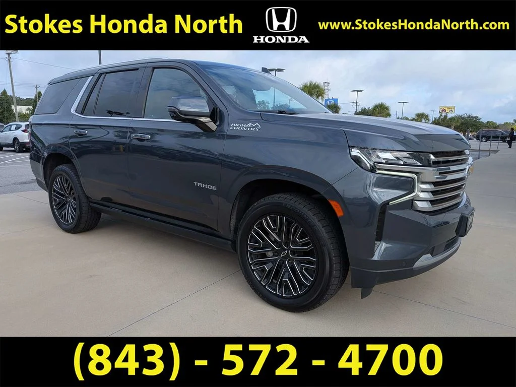 Used 2021 Gray Chevrolet High Country image 1