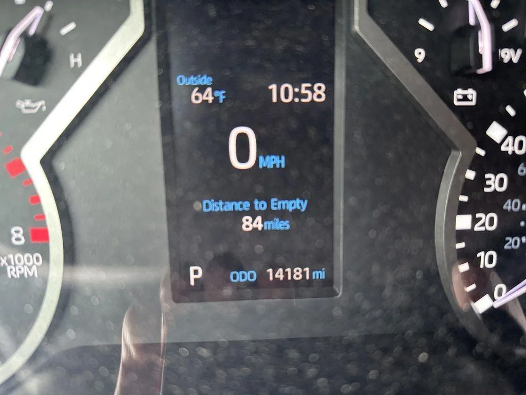 Used 2025 Midnight Black Metallic Toyota SR5 image 8