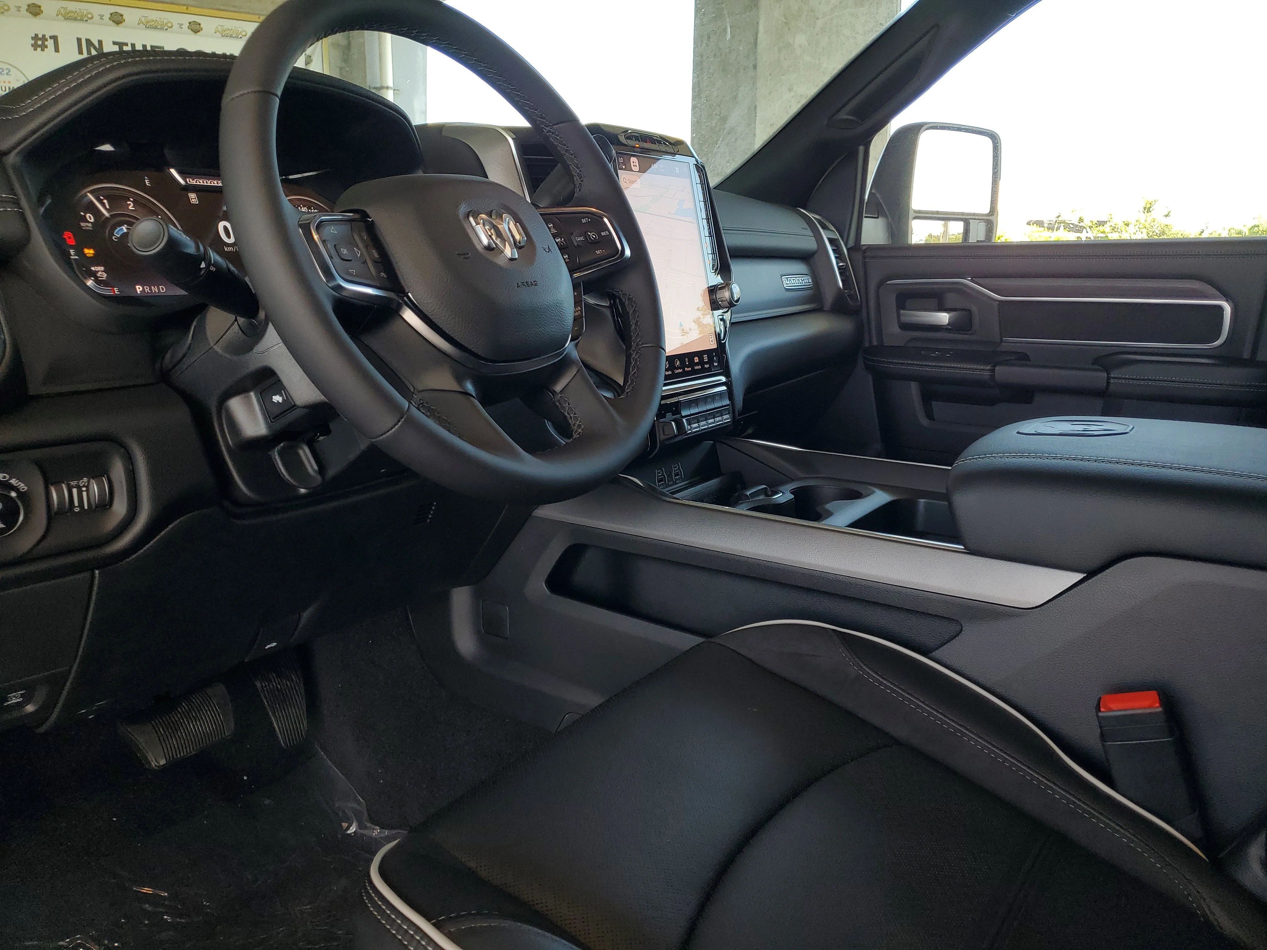 New 2026 Bright White Clear-Coat Exterior Paint RAM Laramie image 16