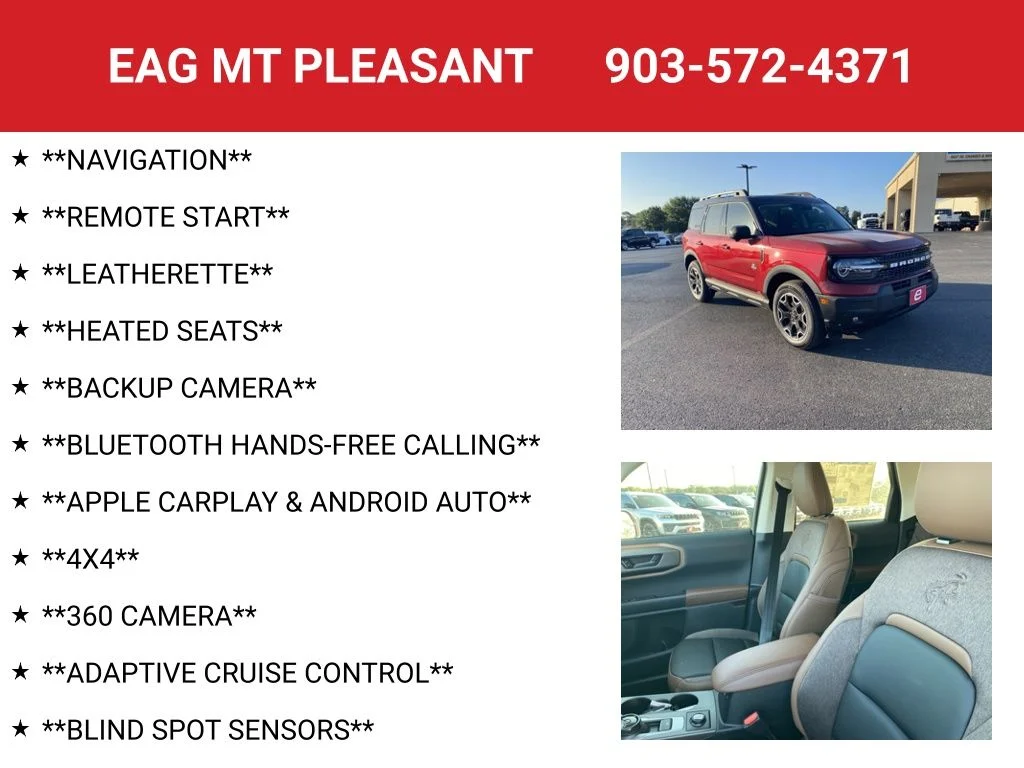 New 2026 Ruby Red Metallic Tinted Clearcoat Ford Outer Banks® image 4