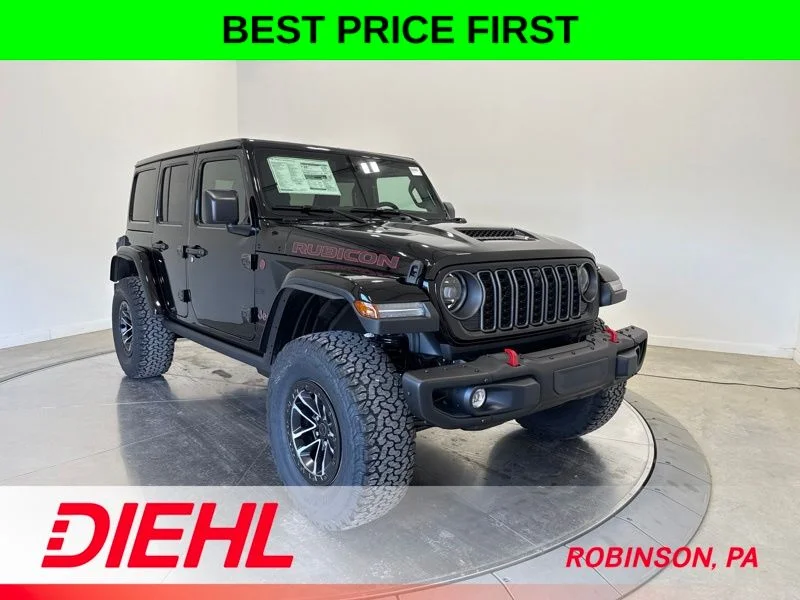 New 2026 Black Clear-Coat Exterior Paint Jeep Rubicon X image 1