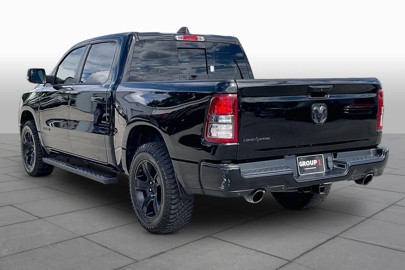 Used 2020 Diamond Black Crystal Pearlcoat Ram Lone Star image 12